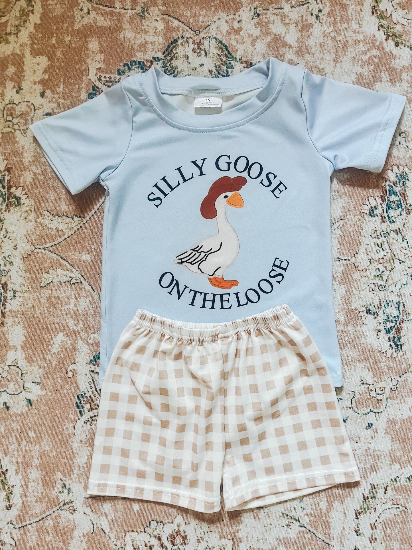 Silly Goose on the Loose - Shorts Set
