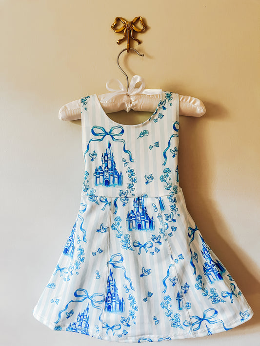 Blue Castle Skort Dress