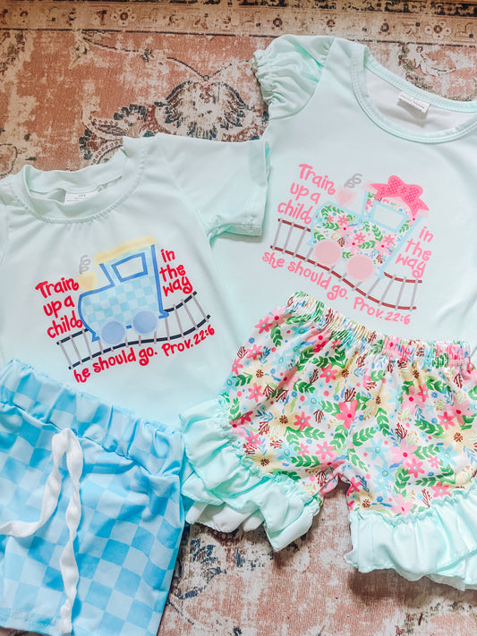 Train up a Child - GIRLS Shorts Set